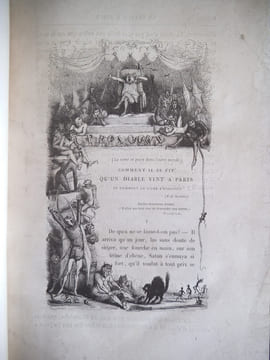Le Diable à Paris.. GAVARNI-GRANDVILLE-DANTAN-BERTALL-CHAM- CLERGET.