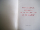 Les généraux meusiens de la Révolution et de l’Empire.. MANGIN  Jean Pierre 