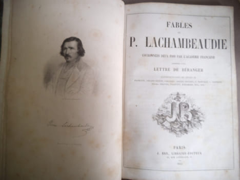Fables  . LACHAMBEAUDIE P. 