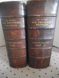 Le livre des proverbes français.