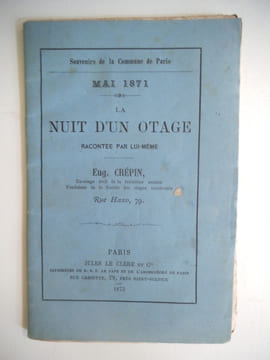 La Nuit d’un otage . CREPIN Eugène