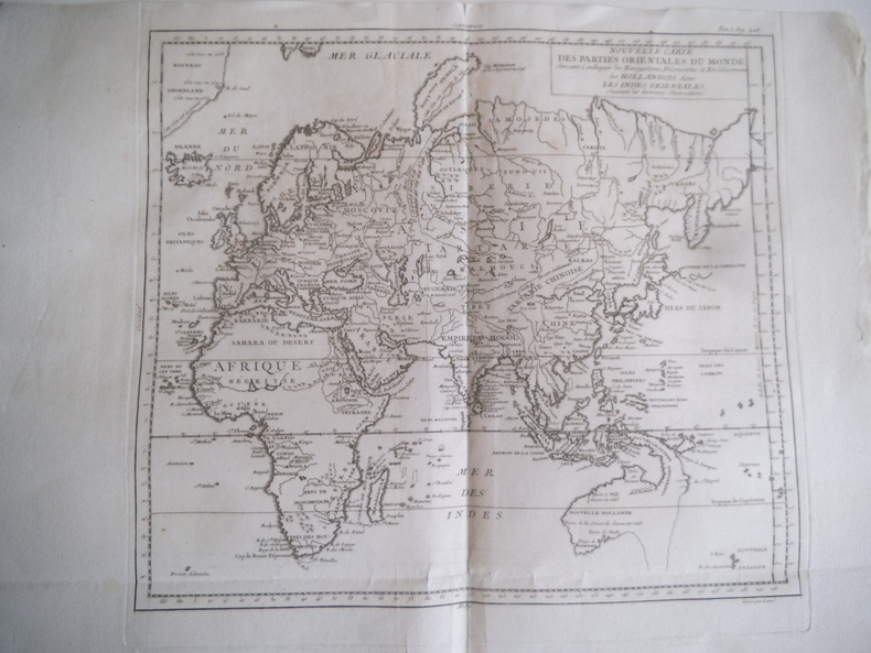 Nouvelle carte des parties orientales du Monde servant à indiquer les navigations, découvertes et établissements des Hollandois dans les Indes ...