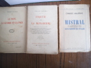 Enquête sur la monarchie- Le Pape, la guerre et la paix –Mistral avec la traduction  du journal de Frédéric MISTRAL , Excursion en Italie. . MAURRAS ...