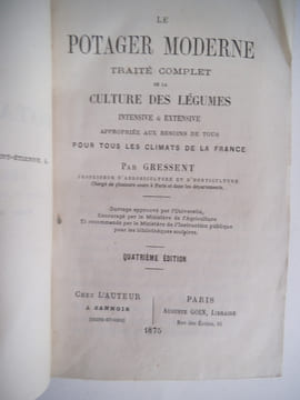 Le potager moderne. . GRESSENT
