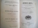Jacques ORTIS.. DUMAS Alexandre