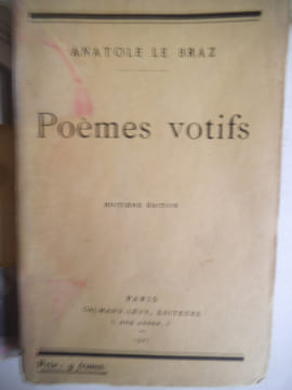 Poèmes votifs . LE BRAZ Anatole 