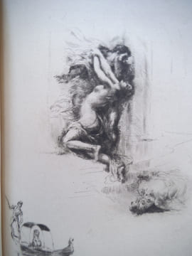 Nymphes dansant avec des satyres. . BOYLESVE René