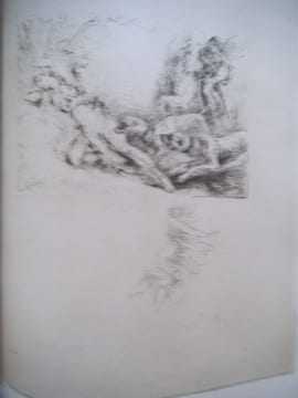 Nymphes dansant avec des satyres. . BOYLESVE René