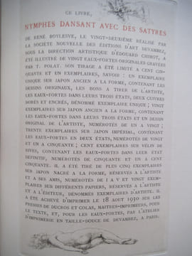 Nymphes dansant avec des satyres. . BOYLESVE René