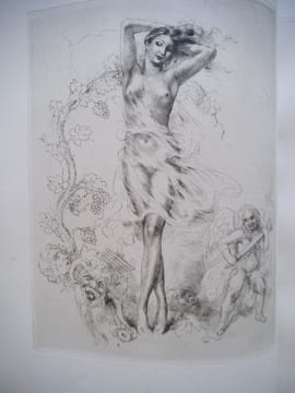 Nymphes dansant avec des satyres. . BOYLESVE René