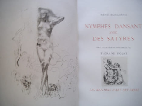 Nymphes dansant avec des satyres. . BOYLESVE René