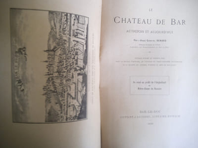 Le château de BAR autrefois-aujourd'hui.
