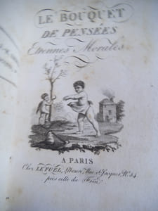 Le bouquet de pensées-étrennes morales.