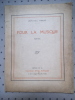   Pour la musique po&egrave;mes. .  FARGUE L&eacute;on Paul