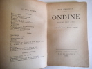 Ondine. GIRAUDOUX Jean