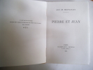 Pierre et Jean. MAUPASSANT Guy de