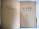 Les hommes sans nom.. FAUREL Jean 