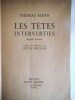  Les t&ecirc;tes interverties. THOMAS MANN 