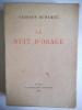La nuit d'orage. DUHAMEL Georges