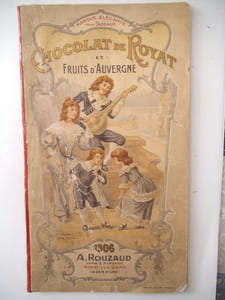 Catalogue chocolats de ROYAT-1906