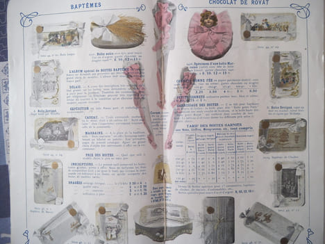 Catalogue chocolats de ROYAT-1906. ROUZAUD.A  