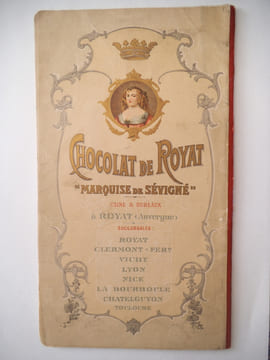 Catalogue chocolats de ROYAT-1906. ROUZAUD.A  