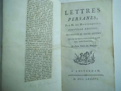 Lettres Persanes. MONTESQIEU