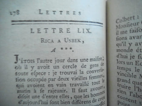 Lettres Persanes. MONTESQIEU