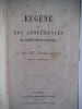 Eug&egrave;ne ou les conf&eacute;rences de Saint-Vincent de Paul.. PETIT abb&eacute; 