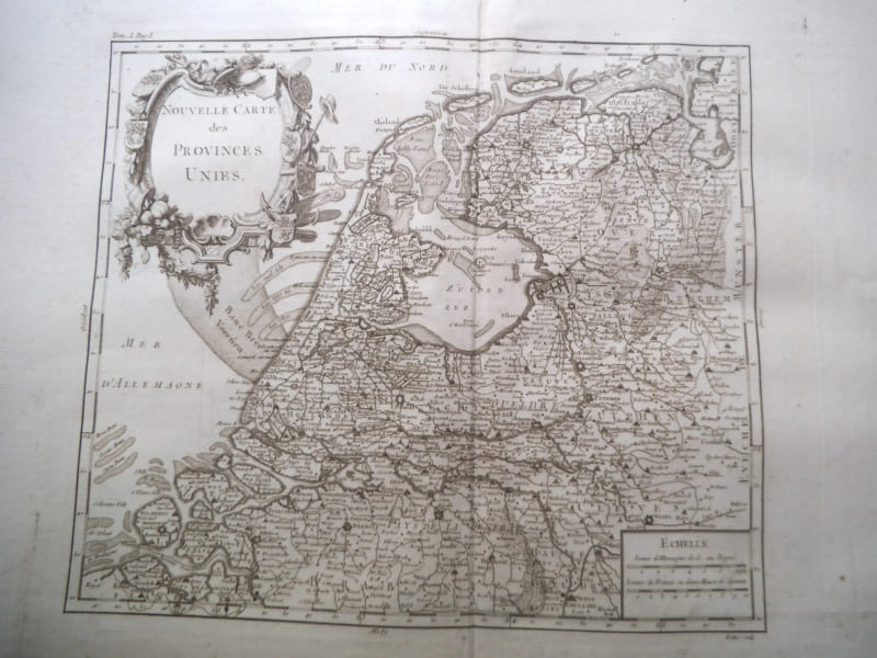 Nouvelle carte des provinces unies . atlas Philippe de PRETOT