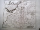 carte ancienne des Pays Bas et des environs du temps des romains . Atlas Philippe de PRETOT