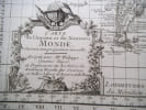 Carte de l'ancien et du nouveau monde . Atlas Philippe de PRETOT 
