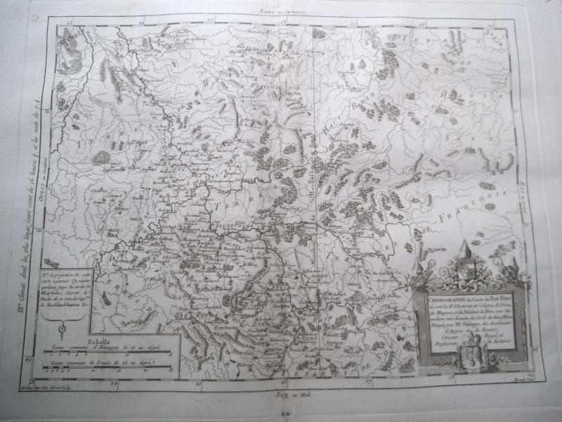 Carte nouvelle du Danemarck,de la Norv&egrave;ge et de la Su&egrave;de. Atlas Philippe de PRETOT  