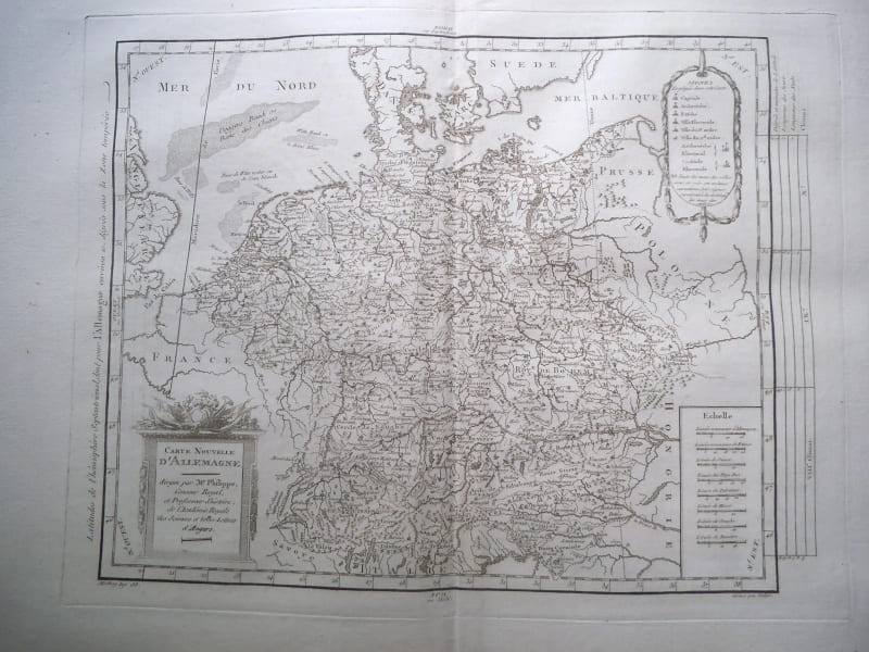 Carte nouvelle de l'Allemagne. Philippe e pRETOT