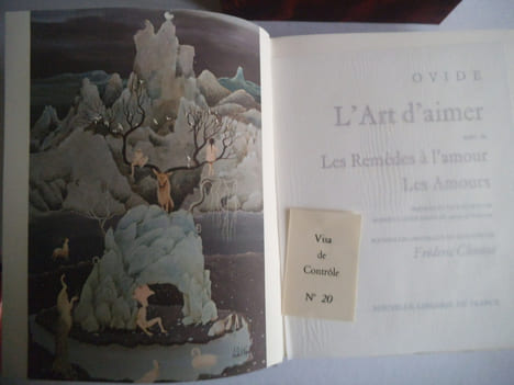 L’Art d’aimer suivi de Les remèdes à l’Amour, les amours. OVIDE