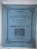 Almanach  étrennes du Narrateur de Saint-Mihiel à ses abonnés pour 1877 . Almanach