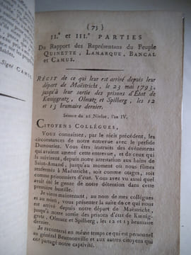 AN IV-feuilleton des Résolutions et des projets de la Révolution.. anonyme