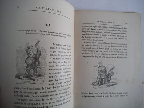 la vie de Polichinelle et ses nombreuses aventures. FEUILLET Octave