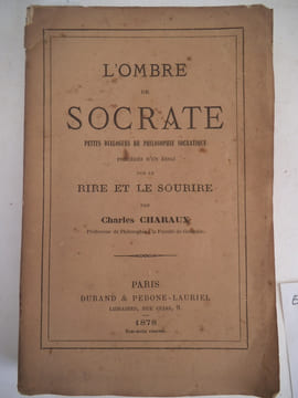 L’ombre de Socrate. CHARAUX Charles