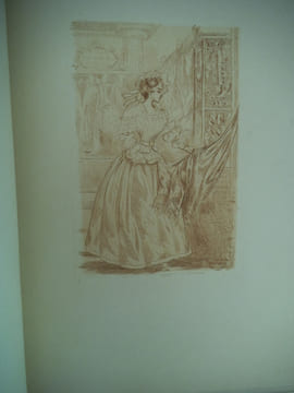 Modes féminines du XIXème siècle suite de 20 pointes sèches par Henri BOUTET sur japon avant la lettre et la signature. BOUTET Henri