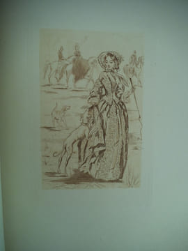 Modes féminines du XIXème siècle suite de 20 pointes sèches par Henri BOUTET sur japon avant la lettre et la signature. BOUTET Henri