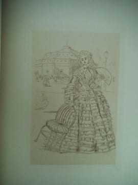 Modes féminines du XIXème siècle suite de 20 pointes sèches par Henri BOUTET sur japon avant la lettre et la signature. BOUTET Henri