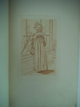 Modes féminines du XIXème siècle suite de 20 pointes sèches par Henri BOUTET sur japon avant la lettre et la signature. BOUTET Henri