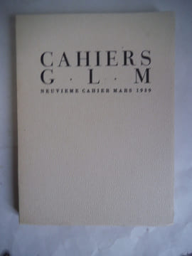 CAHIERS GLM . Collectif