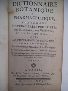 Dictionnaire botanique et pharmaceutique