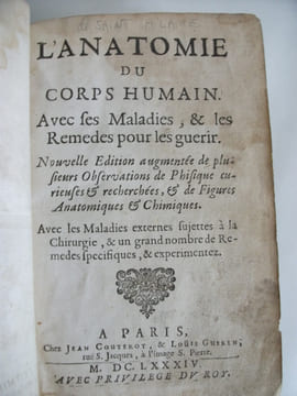 L’anatomie du corps humain . SAINT HILAIRE