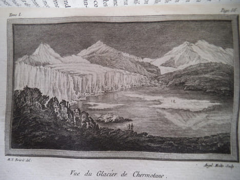 Description des Alpes Pennines ou Rhétiennes dédiées à S.R  très chrétienne Roi de France et de Navarre.. BOURRIT M.T.