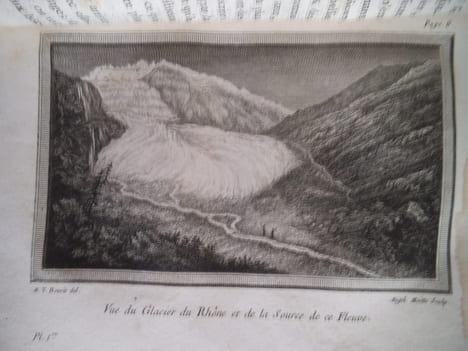 Description des Alpes Pennines ou Rhétiennes dédiées à S.R  très chrétienne Roi de France et de Navarre.. BOURRIT M.T.