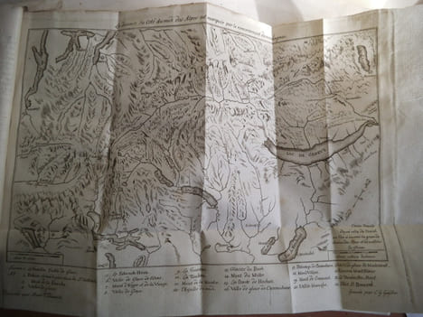 Description des Alpes Pennines ou Rhétiennes dédiées à S.R  très chrétienne Roi de France et de Navarre.. BOURRIT M.T.