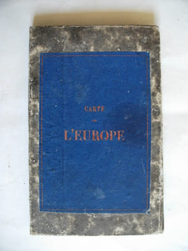 Carte de l’Europe (Nouvelle)en couleurs dressée par J.B NOELLAT et rectifiée en 1861 . Carte de l’Europe(Nouvelle)